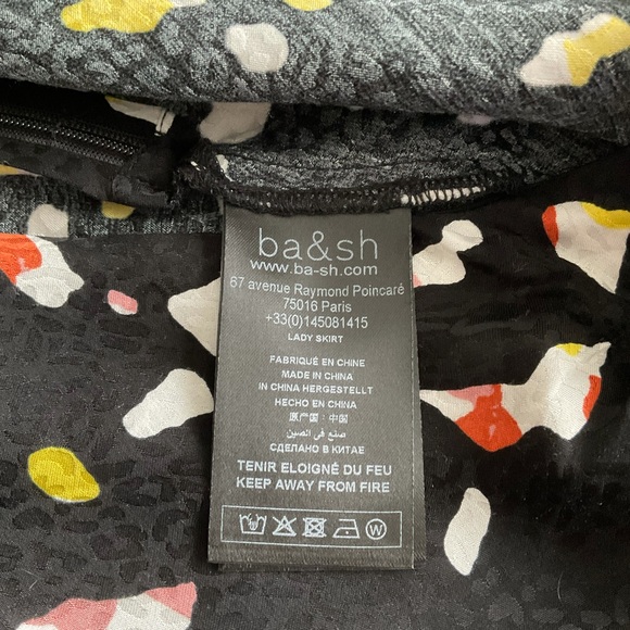 ba&sh Tomy Midi Skirt Multicolour Leopard print - Picture 9 of 12